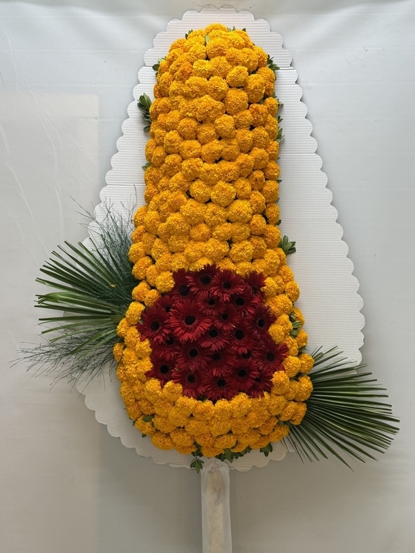 Turuncu & Kırmızı Çelenk